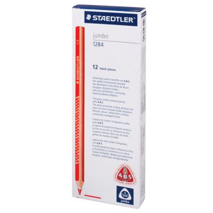 Карандаш цветной утолщенный STAEDTLER "Noris club", 1 шт., трехгранный, грифель 4 мм, голубой, натуральное дерево, 1284-30