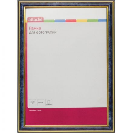 Рамка ATTACHE 21х30 пластик. Багет шир-20мм,выс-15 Рамка ATTACHE 21х30 пластик. Багет шир-20мм,выс-15