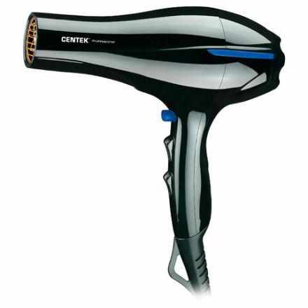 Фен CENTEK CT-2227 Professional, 2200 Вт, 2 скорости, 3 температурных режима, черный Фен CENTEK CT-2227 Professional, 2200 Вт, 2 скорости, 3 температурных режима, черный