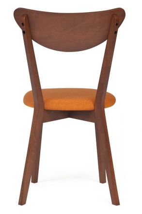 Стул мягкое сиденье/ цвет сиденья - Оранжевый, MAXI (Макси), каркас бук, сиденье ткань, 86*48.5*54.5, коричневый Стул мягкое сиденье/ цвет сиденья - Оранжевый, MAXI (Макси), каркас бук, сиденье ткань, 86*48.5*54.5, коричневый