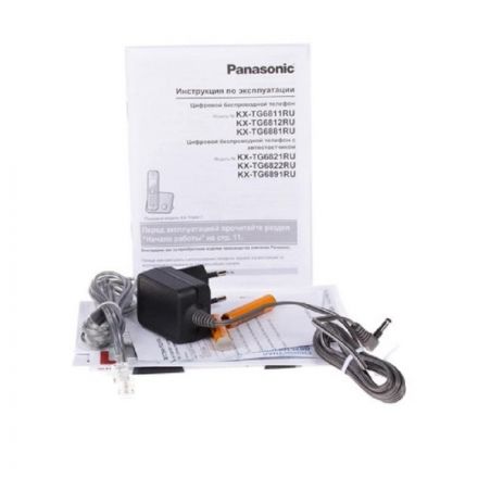 Радиотелефон Panasonic KX-TG6811RUB черный