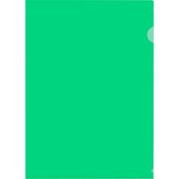 Папка-уголок Attache A4 зеленая 150 мкм (10 штук в упаковке)