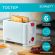 Тостер SCARLETT SC-TM11013, 700 Вт, 2 тоста, 6 режимов, сталь, белый