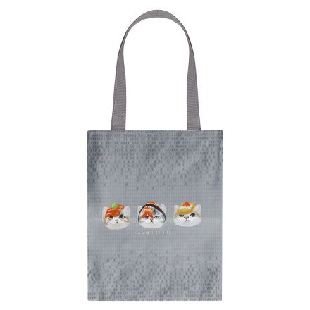 Сумка-шоппер ArtSpace"Sushi Cats", 31*39см. с карманом