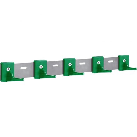 Держатель настенный HACCPER Control Point для 5 предмет нерж сталь зеленый