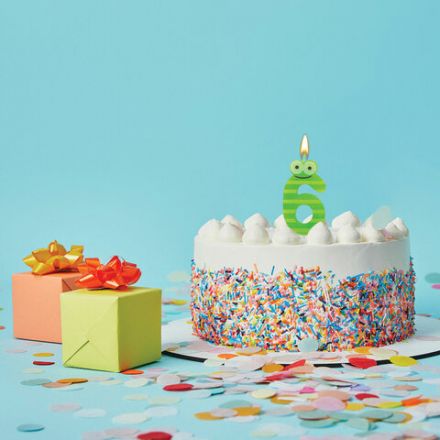 Свеча-цифра для торта "6" "С глазками", 6 см, ЗОЛОТАЯ СКАЗКА, с держателем, в блистере, 591409 Свеча-цифра для торта "6" "С глазками", 6 см, ЗОЛОТАЯ СКАЗКА, с держателем, в блистере, 591409