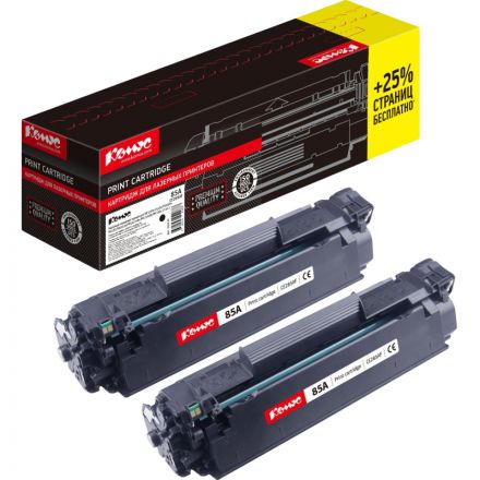 Картридж лазерный Комус 85A CE285AF чер. для HP LJ P1102(2шт/уп)(4000стр)