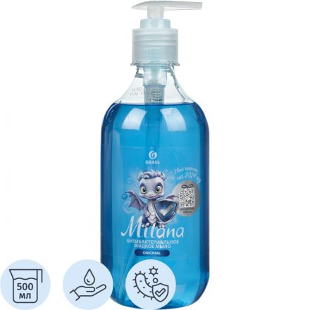 Мыло жидкое Grass Milana антибактериальное Original 500мл Мыло жидкое Grass Milana антибактериальное Original 500мл
