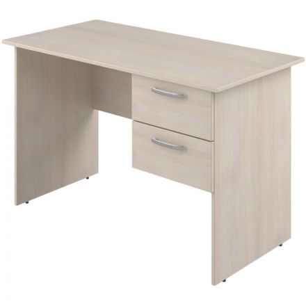 Стол учителя MET_Комус Мебель с подвесной тумбой 2 ящика дуб шамони св