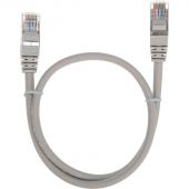 Патч-корд REXANT (02-0110-05) F/UTP, CAT 5e, 26AWG, LSZH, серый, 0,5м
