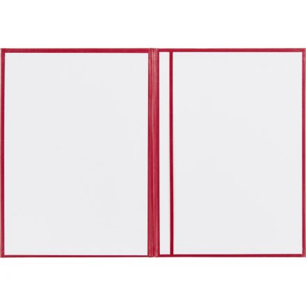 Папка адресная А4 бумвинил с поролоном красная (с виньеткой) Папка адресная А4 бумвинил с поролоном красная (с виньеткой)