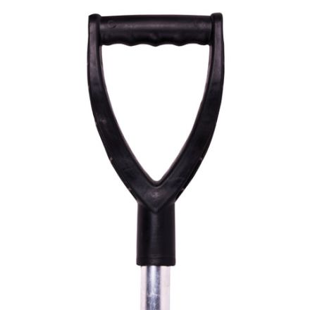 Лопата снеговая 54х37 см, пластиковая, алюминиевый черенок с V-ручкой 130 см, армирующая алюминиевая планка, № 13, №13 Лопата снеговая 54х37 см, пластиковая, алюминиевый черенок с V-ручкой 130 см, армирующая алюминиевая планка, № 13, №13