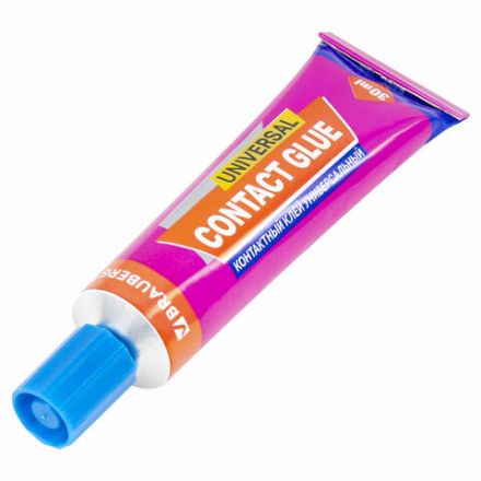 Клей контактный универсальный BRAUBERG EXTRA, 30 мл, прочный, блистер, 608106 Клей контактный универсальный BRAUBERG EXTRA, 30 мл, прочный, блистер, 608106
