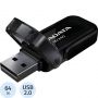 Флеш-память A-DATA UV240, 64GB, AUV240-64G-RBK