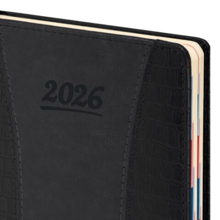 Ежедневник датированный 2026 А5 148х218 мм, GALANT "CombiContract", под кожу, черный, 117488 Ежедневник датированный 2026 А5 148х218 мм, GALANT "CombiContract", под кожу, черный, 117488