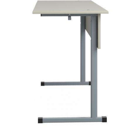 Парта МЕТ_Стол ученический Комфорт 2-местный 6г.р. серый/серый