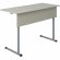 Парта МЕТ_Стол ученический Комфорт 2-местный 6г.р. серый/серый