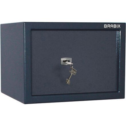 Сейф BRABIX "КМ-260", 260х360х290 мм, 13 кг, ключевой замок + полка, крепление к стене, 291165 Сейф BRABIX "КМ-260", 260х360х290 мм, 13 кг, ключевой замок + полка, крепление к стене, 291165