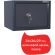 Сейф BRABIX "КМ-260", 260х360х290 мм, 13 кг, ключевой замок + полка, крепление к стене, 291165