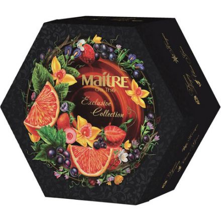 Чай MAITRE "Exclusive Collection" ассорти 12 вкусов, НАБОР 60 пакетиков, бак301 Чай MAITRE "Exclusive Collection" ассорти 12 вкусов, НАБОР 60 пакетиков, бак301