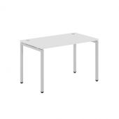 Стол прямой XSST 127 Белый/Алюминий 1200х700х750 XTEN-S Стол прямой XSST 127 Белый/Алюминий 1200х700х750 XTEN-S