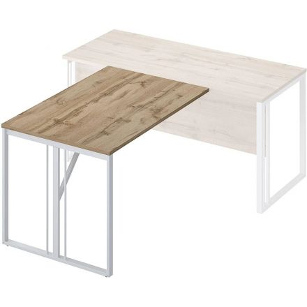 Брифинг Комус Мебель К-Loft Director 241B001 1200х800х752 дуб натур/белый Брифинг Комус Мебель К-Loft Director 241B001 1200х800х752 дуб натур/белый
