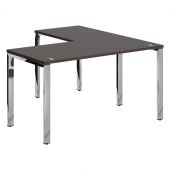 Стол угловой XGCT 1415.1 Легно темный/Нержавеющая сталь 1400х1500х750 XTEN GLOSS Стол угловой XGCT 1415.1 Легно темный/Нержавеющая сталь 1400х1500х750 XTEN GLOSS