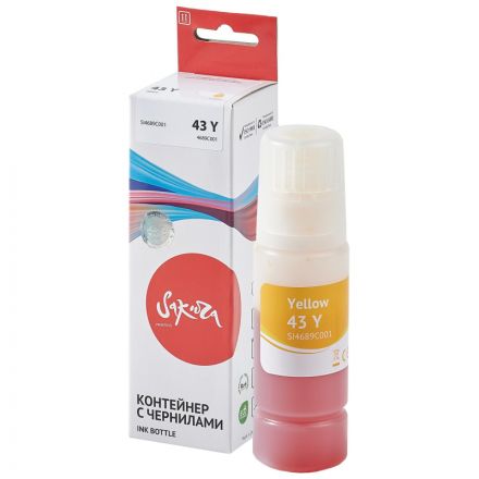 Чернила Sakura 4689C001 вод.жел. 60 мл. для Canon PIXMA G540/G640