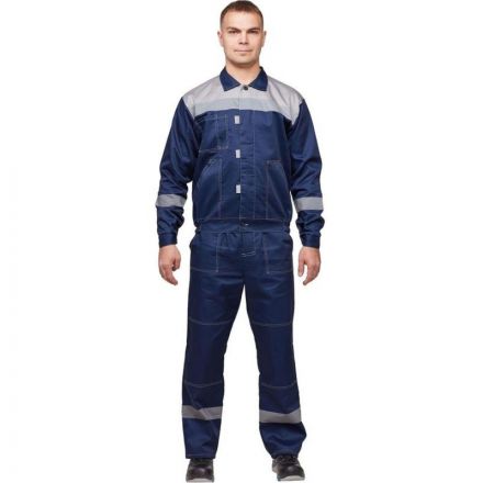 Костюм рабочий летний муж. л20-КБР синий/сер (р.44-46) 182-188 Костюм рабочий летний муж. л20-КБР синий/сер (р.44-46) 182-188