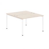Стол 2-х местный XWST 1214 Бук Тиара/Белый 1200х1406х750 XTEN-S