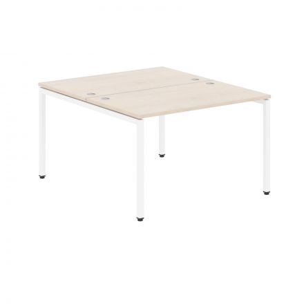 Стол 2-х местный XWST 1214 Бук Тиара/Белый 1200х1406х750 XTEN-S Стол 2-х местный XWST 1214 Бук Тиара/Белый 1200х1406х750 XTEN-S