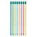 Карандаш чернографитный BIC, 1 шт., "Evolution Stripes", HB, с ластиком, корпус ассорти, 8960342