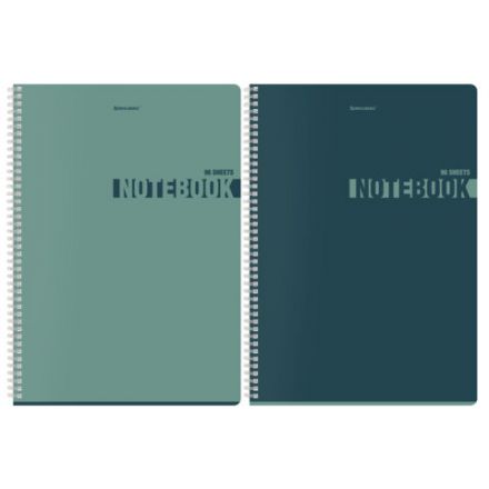 Тетрадь А4, 96 л., BRAUBERG, гребень, клетка, матовая ламинация, "NoteColor" (микс в спайке), 405316 Тетрадь А4, 96 л., BRAUBERG, гребень, клетка, матовая ламинация, "NoteColor" (микс в спайке), 405316