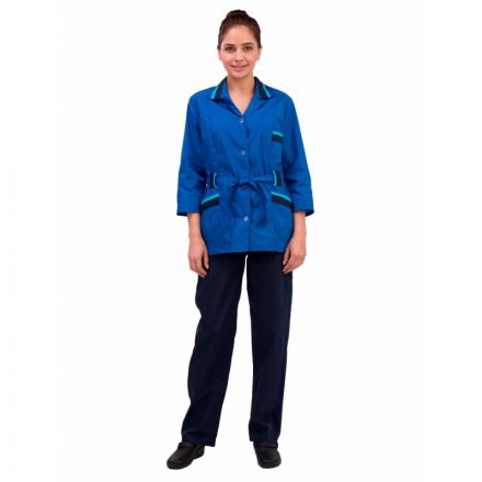 Костюм для горничных и уборщиц у04-КБР вас/син (р.44-46)р.170-176 Костюм для горничных и уборщиц у04-КБР вас/син (р.44-46)р.170-176