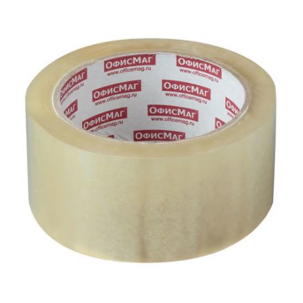 Клейкая лента упаковочная, 48 мм х 100 м, прозрачная, толщина 45 микрон, ОФИСМАГ, 440108 Клейкая лента упаковочная, 48 мм х 100 м, прозрачная, толщина 45 микрон, ОФИСМАГ, 440108