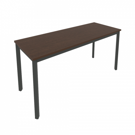 Slim Стол письменный на металлокаркасе С.СП-6.1 Венге/Антрацит металл 1580*600*750 Slim Стол письменный на металлокаркасе С.СП-6.1 Венге/Антрацит металл 1580*600*750