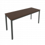 Slim Стол письменный на металлокаркасе С.СП-6.1 Венге/Антрацит металл 1580*600*750