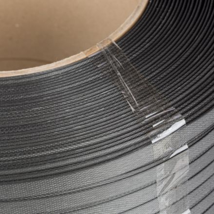 Стреппинг-лента полипропиленовая серая 15x0.8 мм длина 1400 м