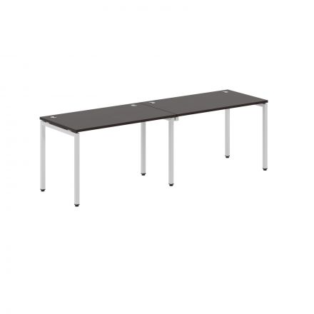 Стол 2-х местный XWST 2470 Легно темный/Алюминий 2406х700х750 XTEN-S