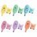 Набор текстовыделителей мини 6 ЦВЕТОВ BRAUBERG KIDS "CUTE CATS PASTEL", линия 1-5 мм, 152436
