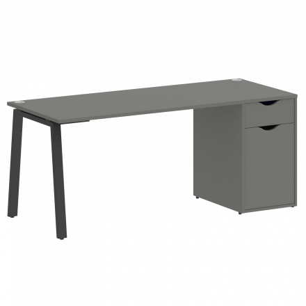 Home Office Стол письменный VR.SP-3-178.1.A Металлик/Антрацит металл 1780*720*750