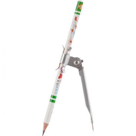 Циркуль №1 School козья ножка, длина 105 мм, металлический, блистер Циркуль №1 School козья ножка, длина 105 мм, металлический, блистер