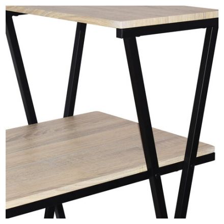 Стол на металлокаркасе BRABIX "LOFT CD-004", 1200х535х1110 мм, 3 полки, цвет дуб натуральный, 641220 Стол на металлокаркасе BRABIX "LOFT CD-004", 1200х535х1110 мм, 3 полки, цвет дуб натуральный, 641220