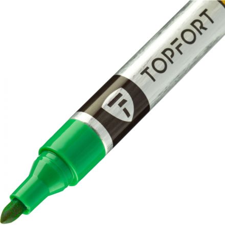 Маркер для металла TOPFORT MetalPro 1-3 мм зеленый Маркер для металла TOPFORT MetalPro 1-3 мм зеленый