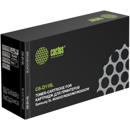 Картридж лазерный Cactus CS-D115L чер. для Samsung M2620/M2670/M2820 Картридж лазерный Cactus CS-D115L чер. для Samsung M2620/M2670/M2820