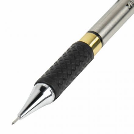 Карандаш механический 0,7 мм, BRAUBERG "Black Jack", металлический корпус, ластик, резиновый грип, 180467 Карандаш механический 0,7 мм, BRAUBERG "Black Jack", металлический корпус, ластик, резиновый грип, 180467