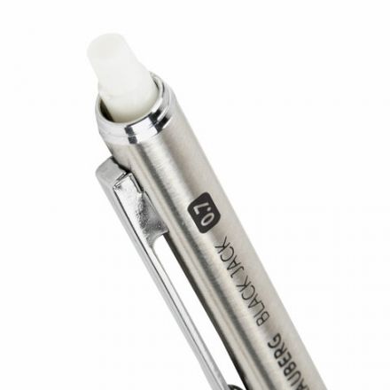 Карандаш механический 0,7 мм, BRAUBERG "Black Jack", металлический корпус, ластик, резиновый грип, 180467 Карандаш механический 0,7 мм, BRAUBERG "Black Jack", металлический корпус, ластик, резиновый грип, 180467