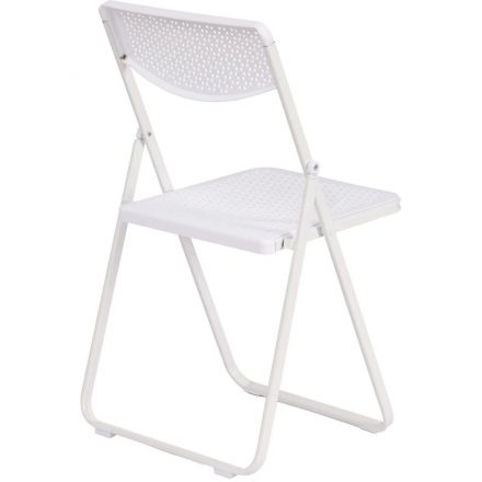 Стул складной FOLDER mod.3016 мет пласт 48,5х48х82,5 белый 6шт/уп