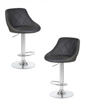 Набор 2 шт Стул барный DOBRIN LOGAN, серый Набор 2 шт Стул барный DOBRIN LOGAN, серый