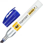Маркер для агрессивной среды TOPFORT HD 850 синий 3-7мм скош. наконечник Маркер для агрессивной среды TOPFORT HD 850 синий 3-7мм скош. наконечник